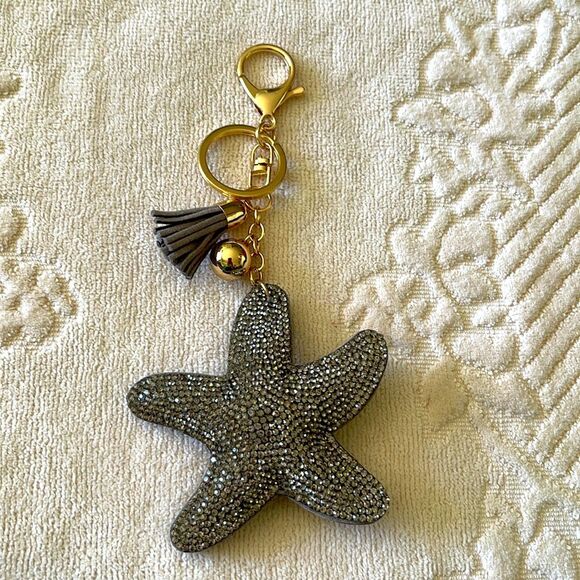 Starfish Purse Charm or Keychain - Picture 2 of 4